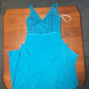 Long, formal bridesmaid dress. Worn once for a wedding